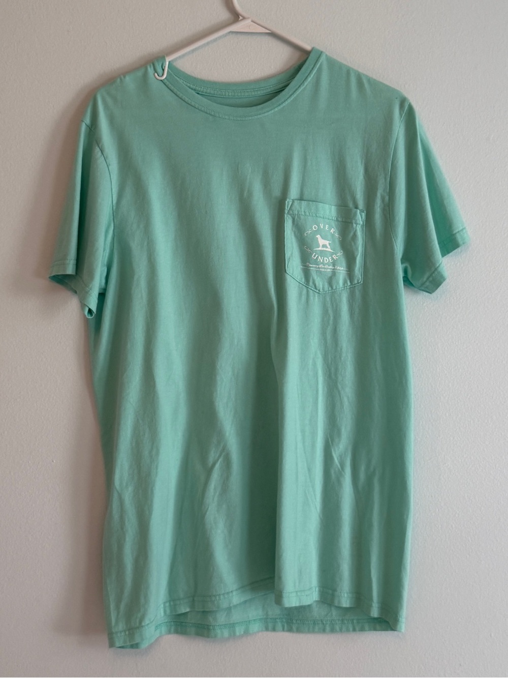 Mint Green Pocket Tee - Unbranded Men's Short Sleeve Shirt